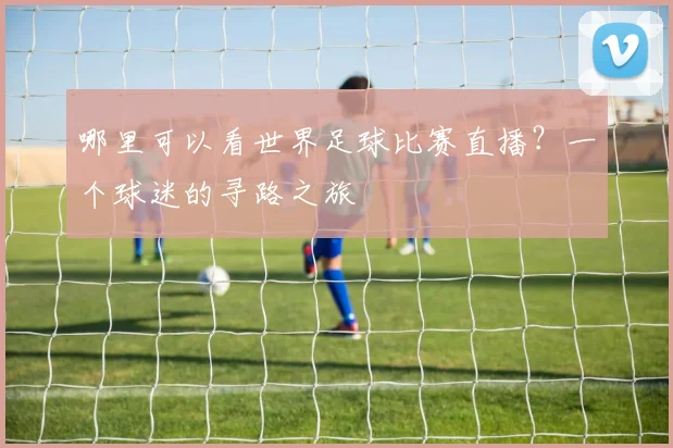 哪里可以看世界足球比赛直播？一个球迷的寻路之旅